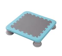 Mini cama elástica cuadrada para interiores para niños, base antideslizante, equipo de entrenamiento de integración sensorial para niños pequeños, juego seguro y diversión con ejercicio