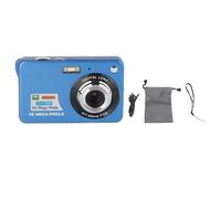 Mini Cámara con 48,0 MP, Zoom Digital 8X, Batería Recargable y Resolución de Vídeo 4K para Ni?os, Adultos, Principiantes, con Pantalla de 2,7 Pulgadas para Ver Imágenes (Blue)