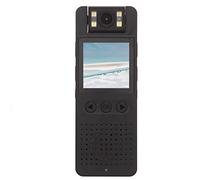 Mini cámara Corporal, 1080P WiFi Cámaras desgastadas por el Cuerpo con Pantalla, Grabadora de Video portátil con Lente de rotación de 180 °, Mic de reducción de Ruido Incorporado