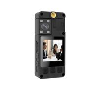 Mini cámara corporal, A38 Mini cámara corporal portátil 1080P HD IR visión nocturna deportes acción cámaras DV 2000mAh grabación de vídeo de largo tiempo para aplicación de la ley, entrega ( Size : Wi