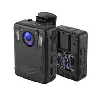 Mini cámara corporal, cámara corporal, Cámara corporal DMT204 IP65 Cámara corporal impermeable memoria incorporada de 64GB 8 horas de grabación cámara portátil montada en el cuerpo cámara de coche par