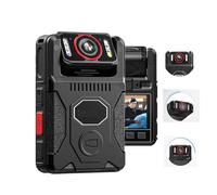 Mini cámara corporal, Cámaras corporales M7 Pro 4K, minicámara con pantalla LCD, grabadora de vídeo de 128GB, GPS, cámara corporal con rotación de 180 °, cámara de policía para aplicación de la ley, e