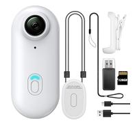 Mini cámara corporal de 128 GB FHD 1080P, cámara corporal de acción portátil, tamaño del pulgar, cámara de grabación manos libres, soporte de videocámara portátil premium en cualquier lugar para