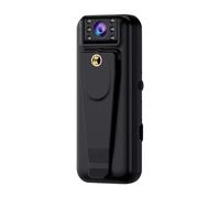 Mini cámara corporal, HD 1080P Mini cámara infrarroja de visión nocturna cámara de cuerpo pequeño grabadora de vídeo seguridad deportes DV DVR videocámara de videovigilancia para aplicación de la ley,
