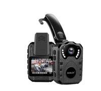 Mini cámara corporal, Mini cámara corporal Full HD 1080P cámara de policía videocámara de grabación de vídeo Digital Micro cámara gran angular cámara pequeña para pasear mascotas, trabajar, viajar(Bui