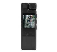 Mini Cámara Corporal, Videocámara Portátil HD 1080P, Rotación de 180 Grados, Punto de Acceso WiFi, Detección de Movimiento, Cámara Grabadora para Aplicación de la Ley con (Black)