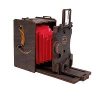 Mini cámara de cine instantánea estenopeica premontada JollyLook, color marrón