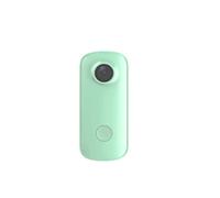 Mini cámara de Pulgar 1080P30FPS / 4K30FPS H.265 12MP 2.4G 30M Estuche Impermeable Action Sport DV Videocámara(C100 Add 64GB,Groen)
