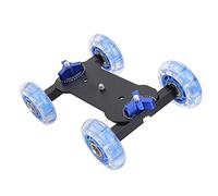 Mini cámara Deslizante Dolly, 22.0 lbs Ajustable Carril de Carga Rodillo Pista Deslizante Dolly Skater Coche portátil bajo Nivel de Ruido Disparo para cámara DSLR videocámara