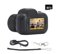 Mini cámara Digital con Pantalla de 0, 96 Pulgadas, grabación en Bucle, pequeña portátil HD 1080p, 8 Efectos Filtro for niños Principiantes(Add 64GB)