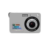 Mini Cámara Digital For Fotografía Grabadora De Fotos Compacta Vintage Pantalla 2.7 "Portátil DV Selfie Retro 18MP Videocámara Toma Nítida Suave(16G SD Card,Silver)