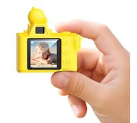 Mini Cámara Digital para Niños - Maxmango 1.3" 1080P Mini Camara de Fotos concon Tarjeta SD de 64 G, Juguete Adorable, Fácil de Usar, Regalos para Niños Niñas de 3 4 5 6 7 8 9 Años(Amarillo)