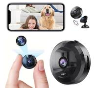 Mini Camara Espia, 1080P HD Mini WiFi Oculta Cámara Espía para Ver En El Movil, con Audio y Vídeo, con Batería de Larga Duración, para Exteriores/Interiores