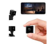 Mini Camara Espia HD 1080P WiFi Oculta Cámara Espía con Visión Nocturna y Detección De Movimiento, Mini Cámaras De Vigilancia inalambricas Larga Duracion, Camara Vigilancia Wifi para Interior Negro