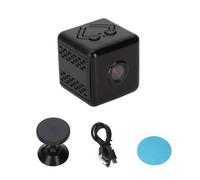 Mini cámara espía inalámbrica con resolución HD, visión nocturna, detección de movimiento, vigilancia oculta, cámara portátil, soporte