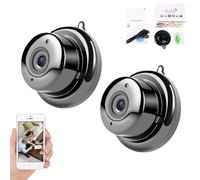 Mini cámara espía inalámbrica, ultra invisible HD 1080p, cámara de seguridad interior para monitoreo de bebés/mascotas/niñeras, dispositivo de vigilancia compacto y portátil