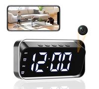 Mini Cámara Espía, WiFi Cámara Oculta Camara Vigilancia Interior Ultra HD 4K , Lente Gran Angular de 150°, Transmisión en Tiempo Real, con Visión Nocturna, Detección de Movimiento