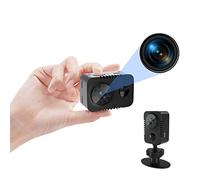 Mini Cámara HD 1080p con detector de movimiento PIR y visión nocturna Cámaras Baby Nanny Cámara corporal Cámara de vigilancia de seguridad interior para seguridad interna 60 días en espera (sin Wi-Fi)