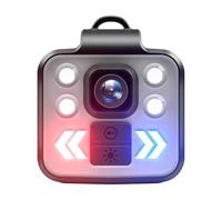 Mini cámara HD 1080P, grabadora de vídeo digital pequeña portátil 1080P | Máquina de grabación de vídeo por voz 3 en 1 - Cámara digital impermeable del cuerpo con la batería recargable de la visión no