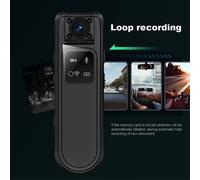 Mini cámara HD 2K con visión nocturna infrarroja, WiFi, DVR para motocicleta, bicicleta y coche