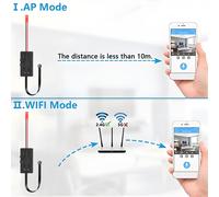 Mini cámara IP Wifi 1080P HD, módulo inalámbrico portátil, grabación de vídeo, compatible con vista remota P2P
