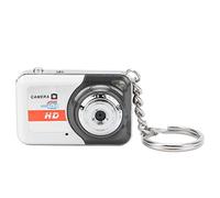 Mini Cámara Micro, Cámara de Juguete Pequeña con Llaveros, Toma de Fotos de Video HD, Cámara de Pulgar de Moda con Personalidad Exquisita, Niños (Gris-Plata)