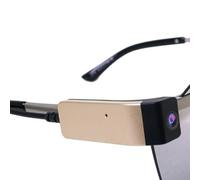 Mini CáMara MóVil PortáTil, Gafas con Clip, CáMara Inteligente 1080p HD, MicróFono Incorporado, Grabadora De Viaje para Exteriores (Sin Gafas),D