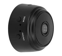 Mini Cámara WiFi, 1080P HD, Cámaras de Seguridad Inalámbricas para el Hogar, Cámara de Videovigilancia con Batería con Cubierta Trasera Magnética para Monitor de bebé, Hogar, Inter (Negro)