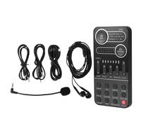 Mini cambiador de voz portátil con múltiples efectos de audio para teléfono móvil y PC