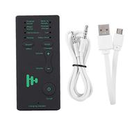 Mini cambiador de voz portátil,Tarjeta de sonido externa, tarjeta de sonido de transmisión en vivo para teléfono móvil, PC, PS4, PS5 y más, no se necesitan controladores, Tarjeta de sonido en vi