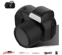 Mini Camera Keychain, 1080P Mini Digital Camera Keychain, with 8 Filters, Led Flash Light and HD Screen, for Travel Study and Record Lovers (Camera+TF Memory card-32G)