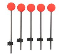 Mini caña de pescar en hielo para invierno, punta superior, portátil, para exteriores, puntas de resorte de bola roja, 5 uds. (l)