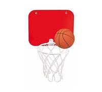 Mini Canasta de Baloncesto - Canasta de Baloncesto de Oficina o WC - Regalo (Fondo Rojo)