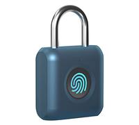 Mini candado inteligente de huellas dactilares sin llave biométrico con huella dactilar, cerradura de puerta USB, impermeable, desbloqueo rápido, candado inteligente antirrobo de metal (color: D