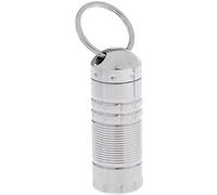 Mini cápsula al aire libre de aleación de titanio contenedor botella impermeable pastillero de piezas pequeñas caja de almacenamiento caja de pastilla llavero