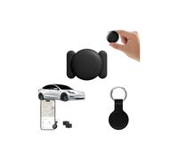Mini Car GPS Tracker, Mini Trackers Device with Weatherproof Case- Hidden GPS Trackers (For Android/Black)