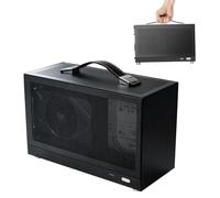 Mini Carcasa De PC: Chasis ITX Portátil, Host De Calculadora Compacta Compacta | Case De Computadora Ultra-Kleines Con Conexión Tipo C, Accesorios De Escritorio Que Ahorran Espacio Para Estudiantes, U