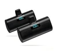Mini Cargador Portátil para iPhone, 5200mAh Ultra-Ligera 20W PD Carga Rapida Batería Externa Compacto Power Bank con Pantalla LCD Powerbank Compatible con iPhone 14/14 Pro/13/12/11/XR/X/8/7/6 y Más