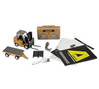 Mini Carretilla elevadora teledirigida de Metal con Remolque proporcional de 8 Canales 1:64 RTR para niños a Partir de 6 años