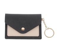 Mini Cartera de Piel para Mujer | Tarjetero Compacto | Chook 11 x 8 cm presión Libre con Llavero | PU Ligero Elegante para Auriculares, Black, riferimento Alla descrizione, Consulta la