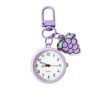 Mini Cartoon Pocket Watch, Luminous Bag Charm, Portable Keychain Clock with Secure Clip, Fashion Watch for Women Girls Kids, Sl ccessory with Compact Style, Daily Equipment for Travel Schoolbag