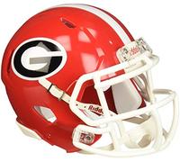 Mini casco de velocidad NCAA., Unisex hombre mujer, Georgia Bulldogs