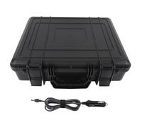 Mini Case, Estuche Rígido Resistente Al Agua para Mini Dish Kit, Estuche de Transporte de Viaje con Cable de Alimentación Mini de 6.5 Pies, Adaptador