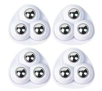 Mini Caster Wheels - Easy to Mount, Self Adhesive Caster Wheels, Mini Caaster Whheels for Small Appliances | Household Pasted Furniture Silent Load Bearing Casters Bedside Tables, Flower Pots, Trash