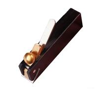 Mini cepilladora para carpintería de 13 a 14 mm de ancho de hoja, plano de mano de fondo plano para recortar biselado, desbarbado, cortador de acero con M ajustable (C)