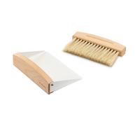 Navaris Mini cepillo y recogedor - Set 1x escoba pequeña con 1x pala recoge migas de mesa encimera cocina - Recogemigas pequeño de 15,5 x 10 x 4 cm