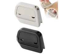 Mini Ceramic Paper Cutter, Ceramic Automatic Rebound Box Opener, Mini Box Cutter, Safety Blade, Stays Sharp Up to 10x Longer (Khaki+Black)