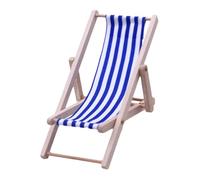 Mini chaise longue - Tumbona Miniatura Plegable Decoración de Jardín de | Modelo de, Juguete para Oficina en Casa | Accesorios de Muebles de Decoración de Jardín, Muebles