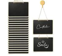 Mini Chalkboard Signs 20 Pack - Wooden Double Sided Message Boards