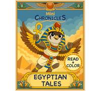 Mini Chronicles: Egyptian Tales: A Coloring Adventure of Myths and Wonder (Mini Chronicles Coloring Books)